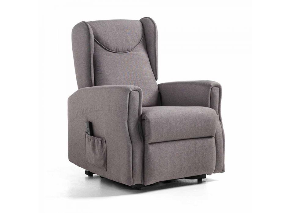 Relax Lift Liggande elektrisk stol med två kvalitetsmotorer - Nathalie Viadurini