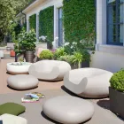 Färgad rund fåtölj Slide Chubby modern design gjord i Italien Viadurini