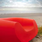 Färgad rund fåtölj Slide Chubby modern design gjord i Italien Viadurini