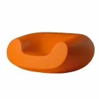 Färgad rund fåtölj Slide Chubby modern design gjord i Italien Viadurini