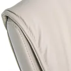 Släde Kontorsstol Stål och Eco-läder med armstöd 2 st - Monaldo Viadurini