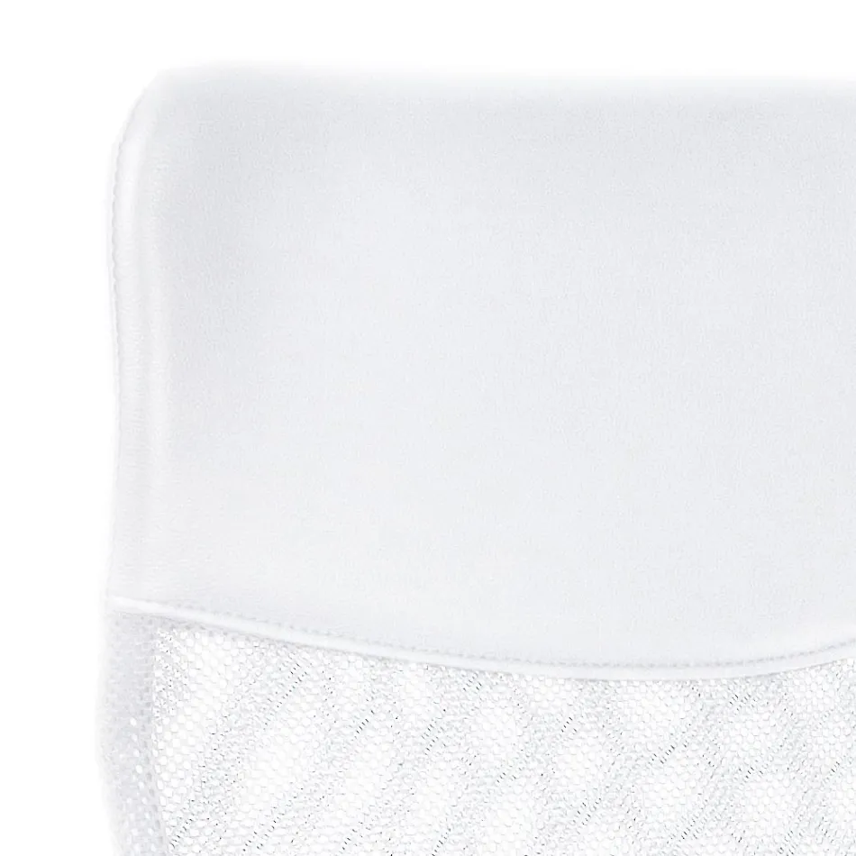 Kontorsstol Stål och Mesh Tyg Armstöd och Nackstöd - Cerreto Viadurini