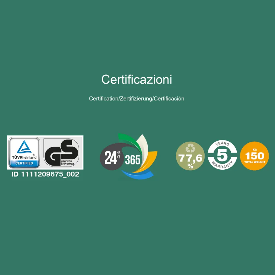 Svängbar ergonomisk design kontorsfåtölj med armstöd och nackstöd - Romolo Viadurini