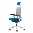 Ecological Swivel Ergonomic Design Office fåtölj med nackstöd - Meliva Viadurini