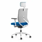 Ecological Swivel Ergonomic Design Office fåtölj med nackstöd - Meliva Viadurini