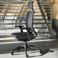Ecological Swivel Ergonomic Design Office fåtölj med nackstöd - Meliva
