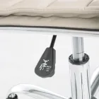 Ergonomisk kontorsfåtölj med armstöd i stål och konstläder - Mantica Viadurini