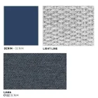 Utomhusfåtölj med sittdyna Tillverkad i Italien - Noss by Varaschin Viadurini