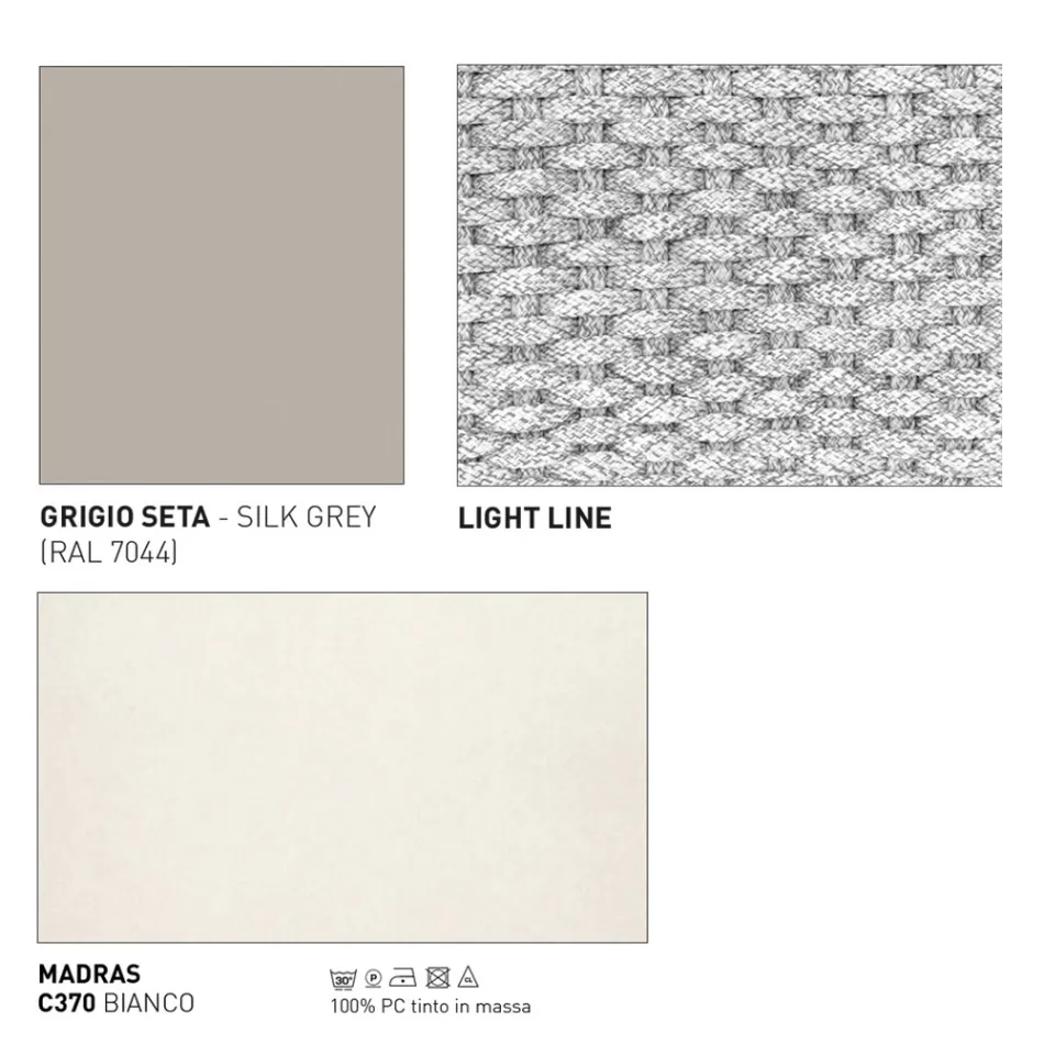 Utomhusfåtölj med sittdyna Tillverkad i Italien - Noss by Varaschin Viadurini