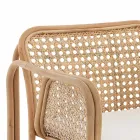 Utomhus och inomhus Rottingfåtölj och Saia Tygkuddar - Voir Viadurini