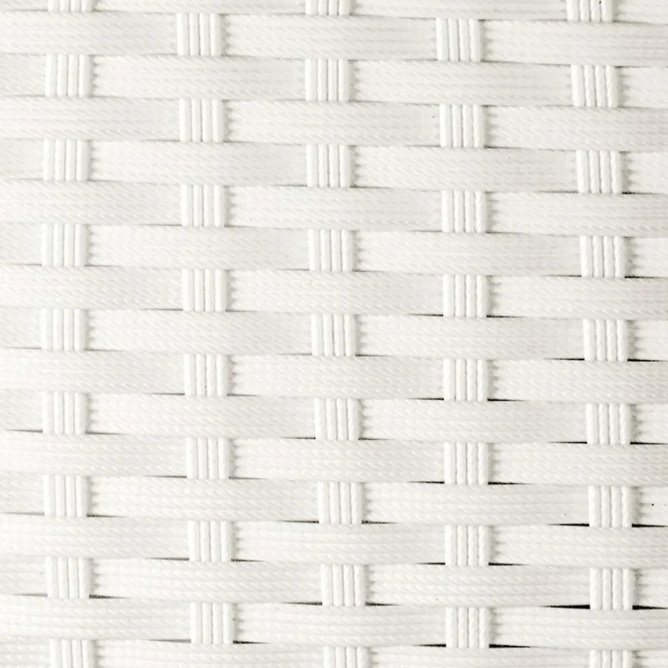 Stapelbar utomhusstol i flätad aluminium - Bruma Viadurini