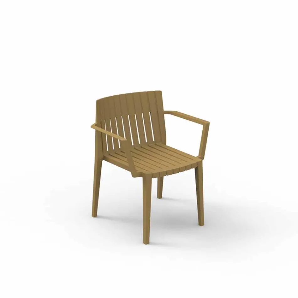 Modern trädgård fåtölj Spritz av Vondom, i polypropen Viadurini