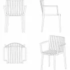 Modern trädgård fåtölj Spritz av Vondom, i polypropen Viadurini