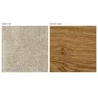 Vardagsrumsfåtölj i tyg och massivt trä Tillverkad i Italien - Jordi Viadurini