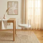 Elegant transparent plexiglasfåtölj tillverkad i Italien - Rachele Viadurini