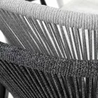 Stapelbar trädgårdsfåtölj aluminium och tyg - Smart av Varaschin Viadurini