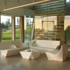 Design lounge fåtölj Slide Kami Colored Ichi gjord i Italien Viadurini