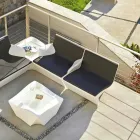 Design lounge fåtölj Slide Kami Colored Ichi gjord i Italien Viadurini