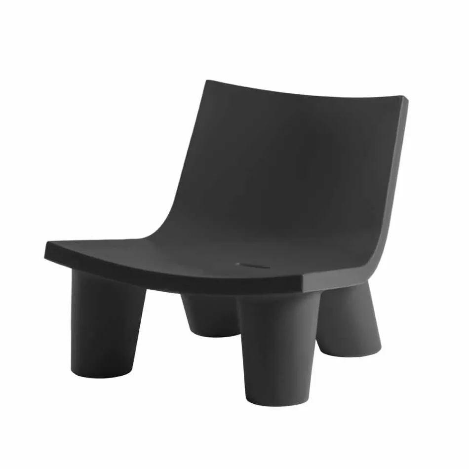 Glidande designstol Låg Litafärgad i Italien Viadurini