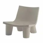 Glidande designstol Låg Litafärgad i Italien Viadurini