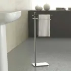 Modernt handduksställ med 2 järnarmar tillverkade i Italien - Cali Viadurini