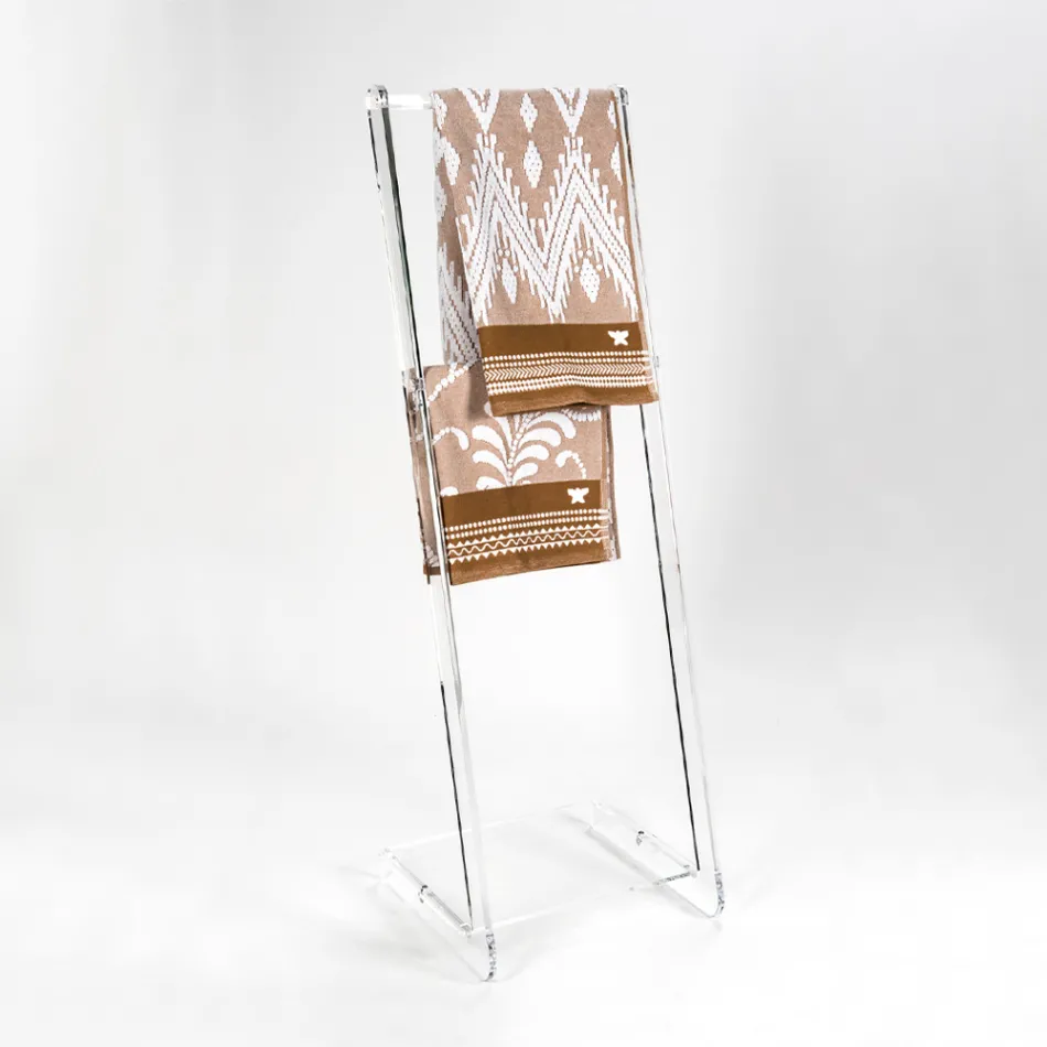 PMMA handdukshållare i plexiglas tillverkad i Italien - Tarzan Viadurini