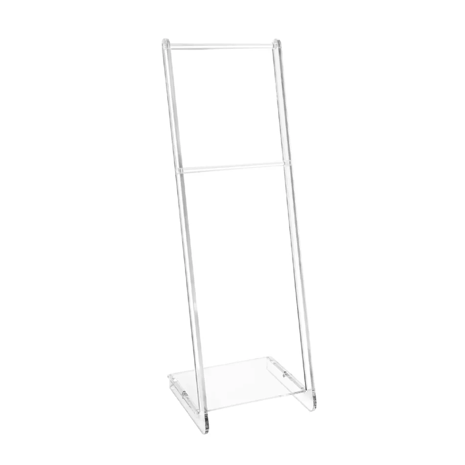 PMMA handdukshållare i plexiglas tillverkad i Italien - Tarzan Viadurini