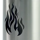 Verktygshållare med 4 tillbehör i rostfritt stål och låga Tillverkad i Italien - Vita Viadurini