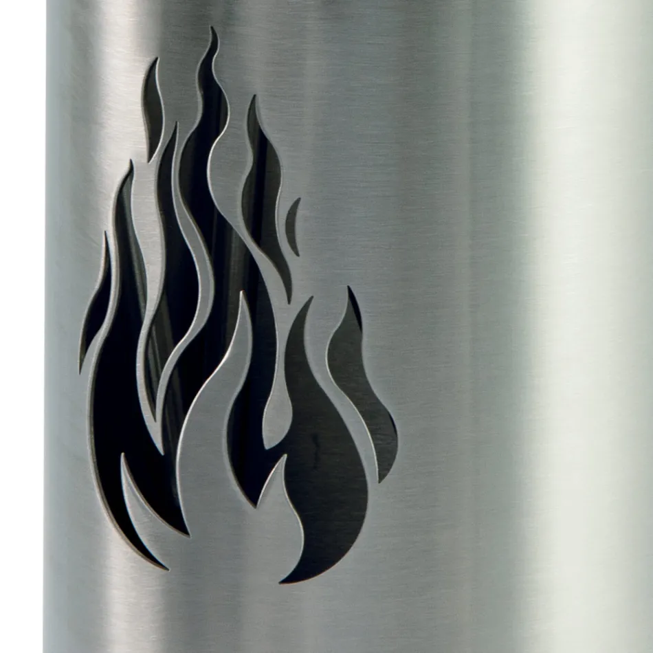 Verktygshållare med 4 tillbehör i rostfritt stål och låga Tillverkad i Italien - Vita Viadurini