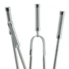 Verktygshållare med 4 tillbehör i rostfritt stål och låga Tillverkad i Italien - Vita Viadurini