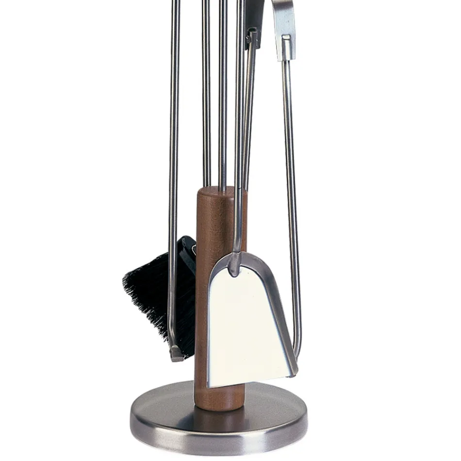 Verktygshållare med 4 tillbehör i metall eller stål Tillverkad i Italien - Papaya Viadurini