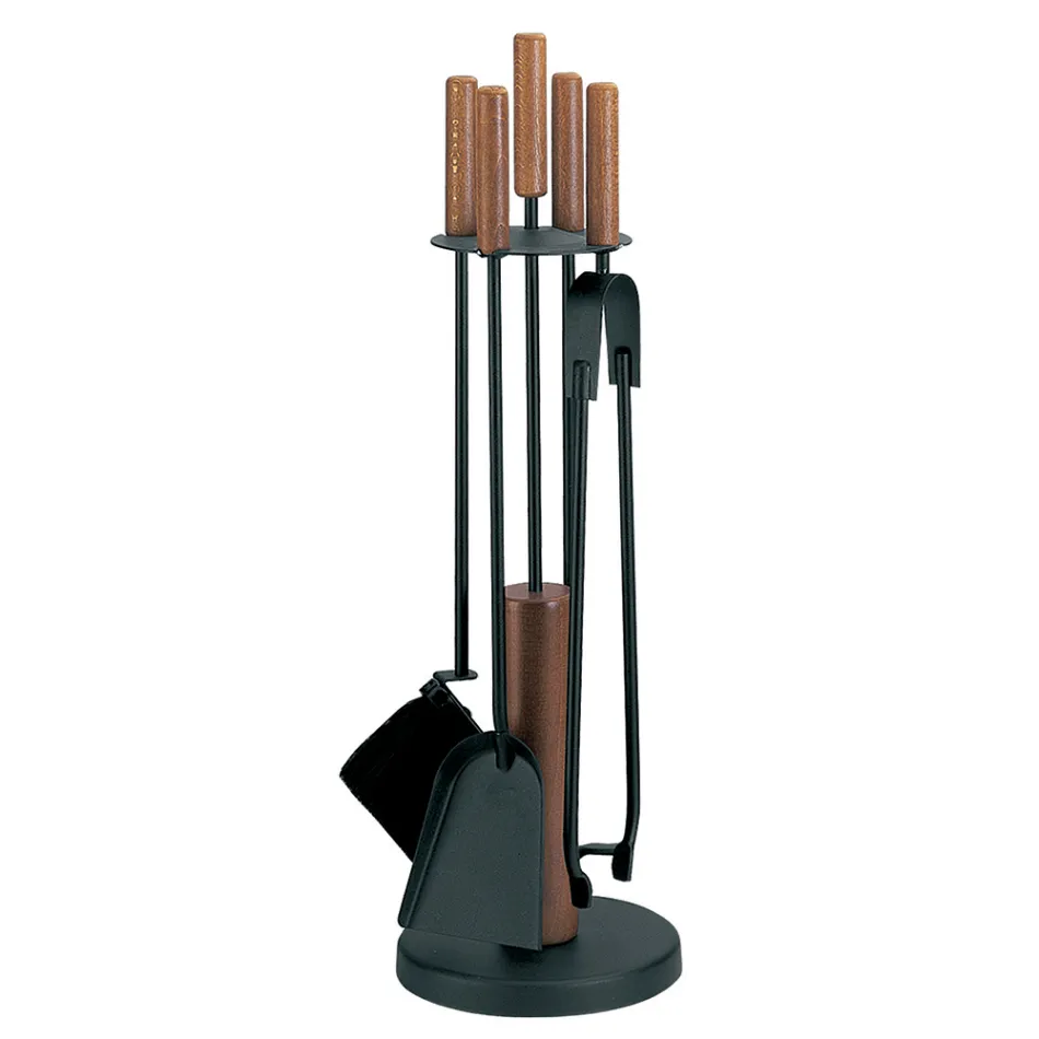 Verktygshållare med 4 tillbehör i metall eller stål Tillverkad i Italien - Papaya Viadurini