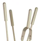 Verktygshållare med 4 skötselverktyg för öppen spis Tillverkad i Italien - Fakir Viadurini