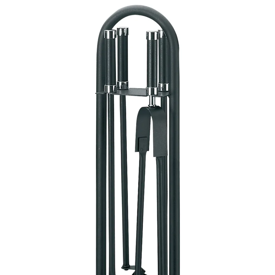 Verktygshållare med 4 Made in Italy Eldstadsverktyg - Licaone Viadurini