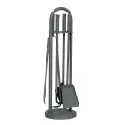 Verktygshållare med 4 Made in Italy Eldstadsverktyg - Licaone Viadurini