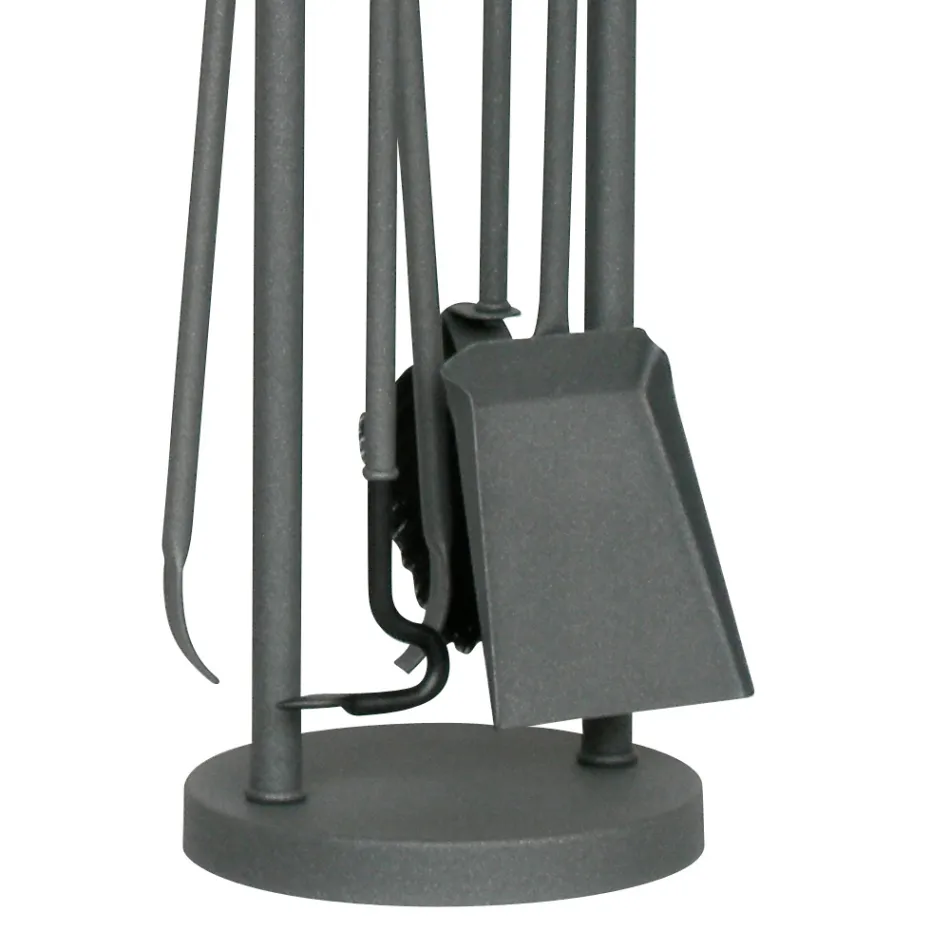 Verktygshållare med 4 Made in Italy Eldstadsverktyg - Licaone Viadurini