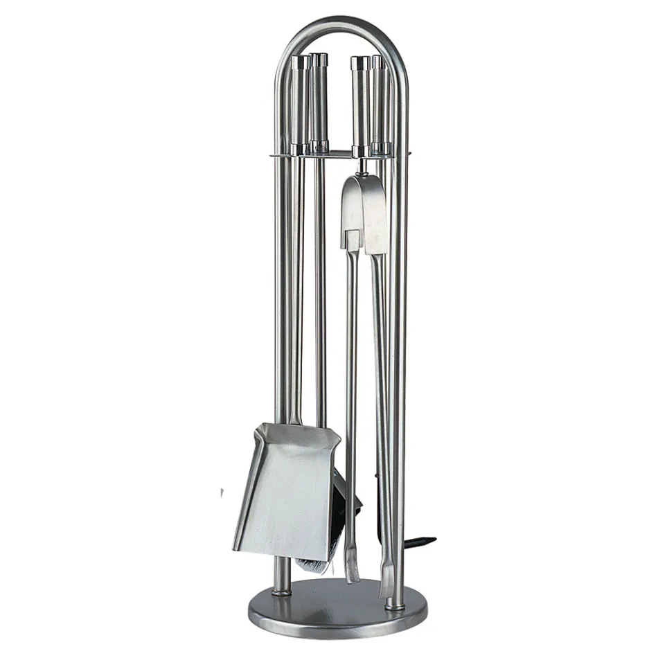 Verktygshållare med 4 Made in Italy Eldstadsverktyg - Licaone Viadurini