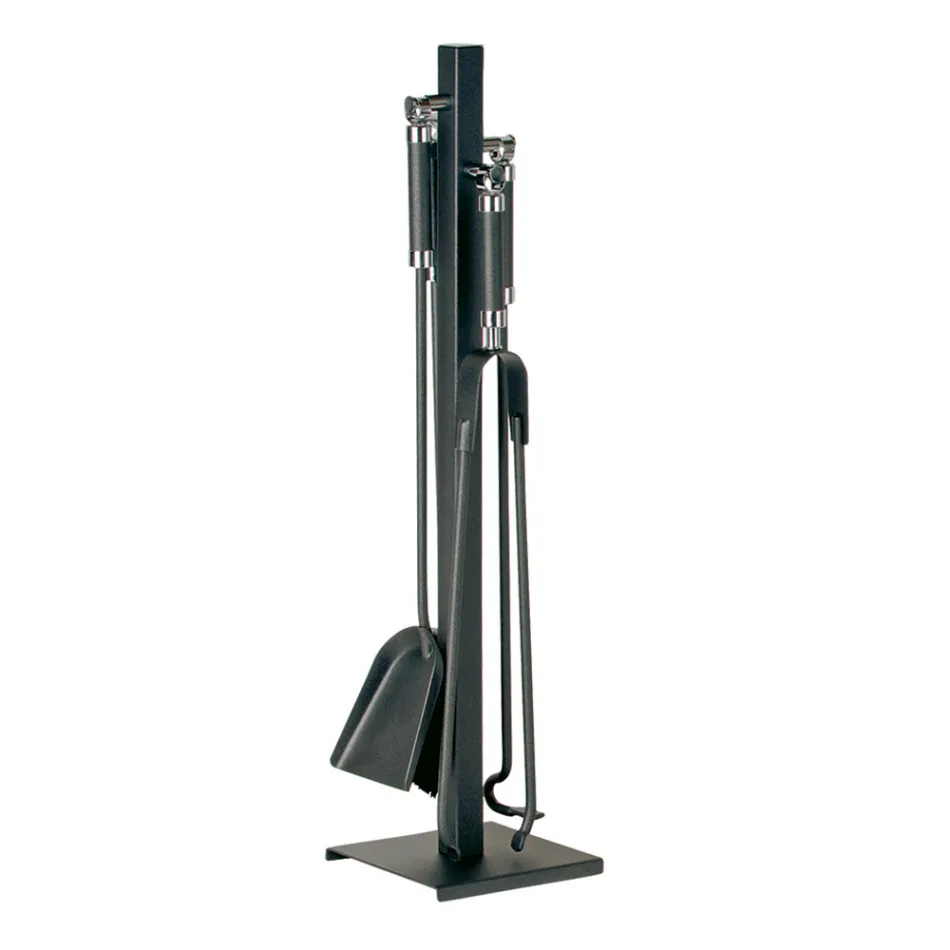 Verktygshållare med krok, klämma, sopskyffel och borste Tillverkad i Italien - Geisha Viadurini