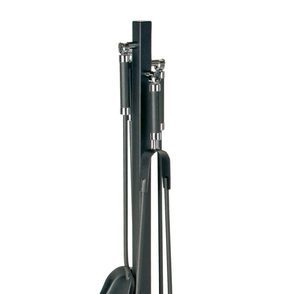 Verktygshållare med krok, klämma, sopskyffel och borste Tillverkad i Italien - Geisha Viadurini