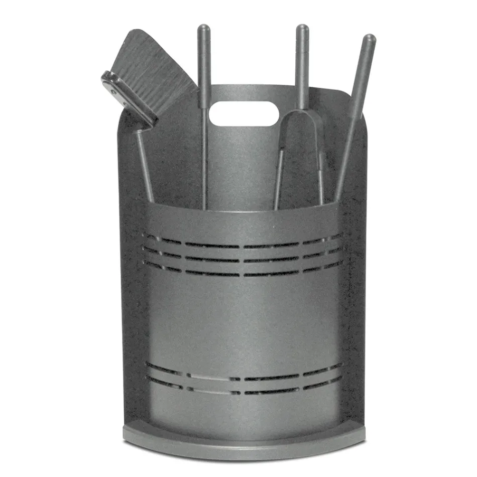 Fast verktygshållare med 4 verktyg för eldstaden Made in Italy - Bonsai Viadurini