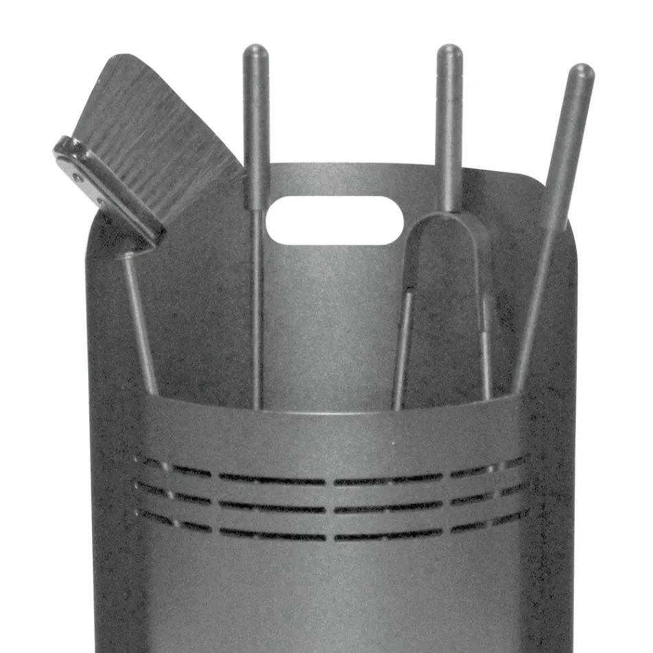 Fast verktygshållare med 4 verktyg för eldstaden Made in Italy - Bonsai Viadurini