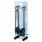 Verktygshållare i härdat kristall med 4 tillbehör Tillverkad i Italien - Zebra Viadurini