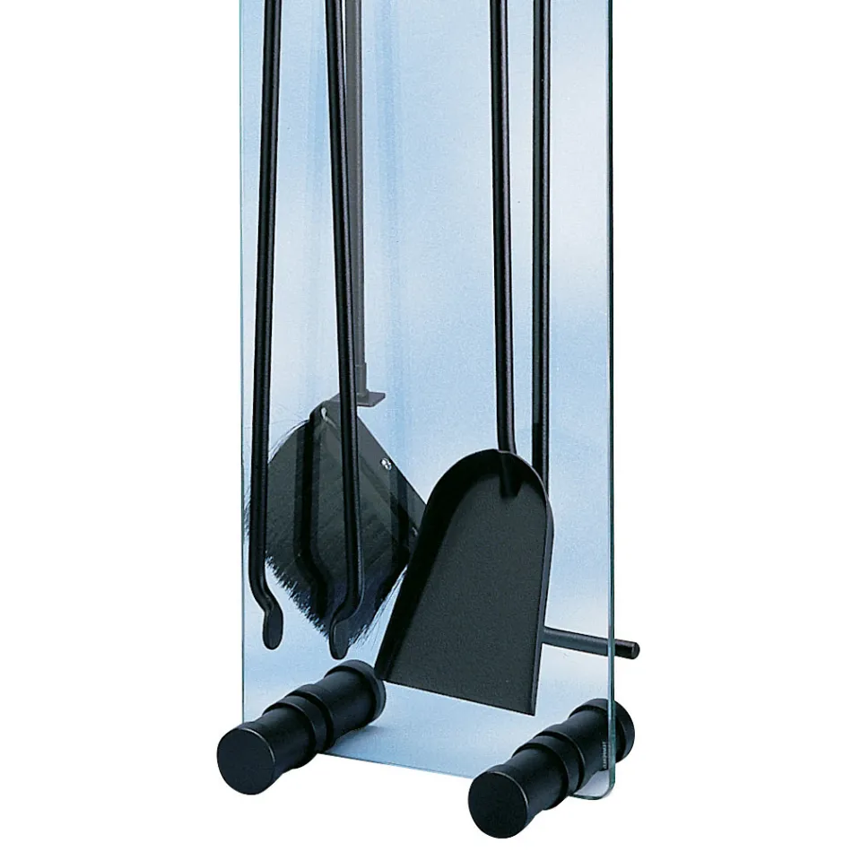 Verktygshållare i härdat kristall med 4 tillbehör Tillverkad i Italien - Zebra Viadurini