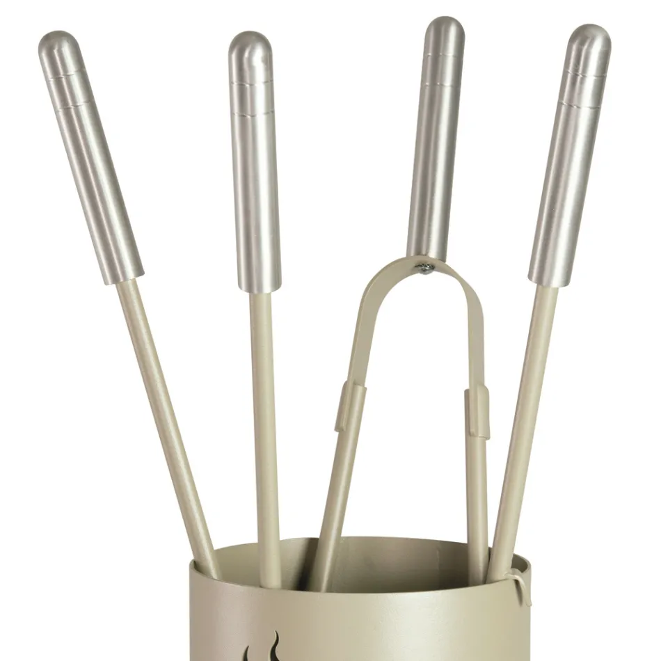 Metallverktygshållare med 4 tillbehör och låga Tillverkad i Italien - Fakir Viadurini