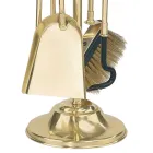 Verktygshållare i mässing med 4 tillbehör Höjd 65 cm Tillverkad i Italien - Känguru Viadurini