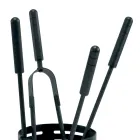 Öppen spisverktygshållare med 4 verktyg ingår Tillverkad i Italien - Merlo Viadurini