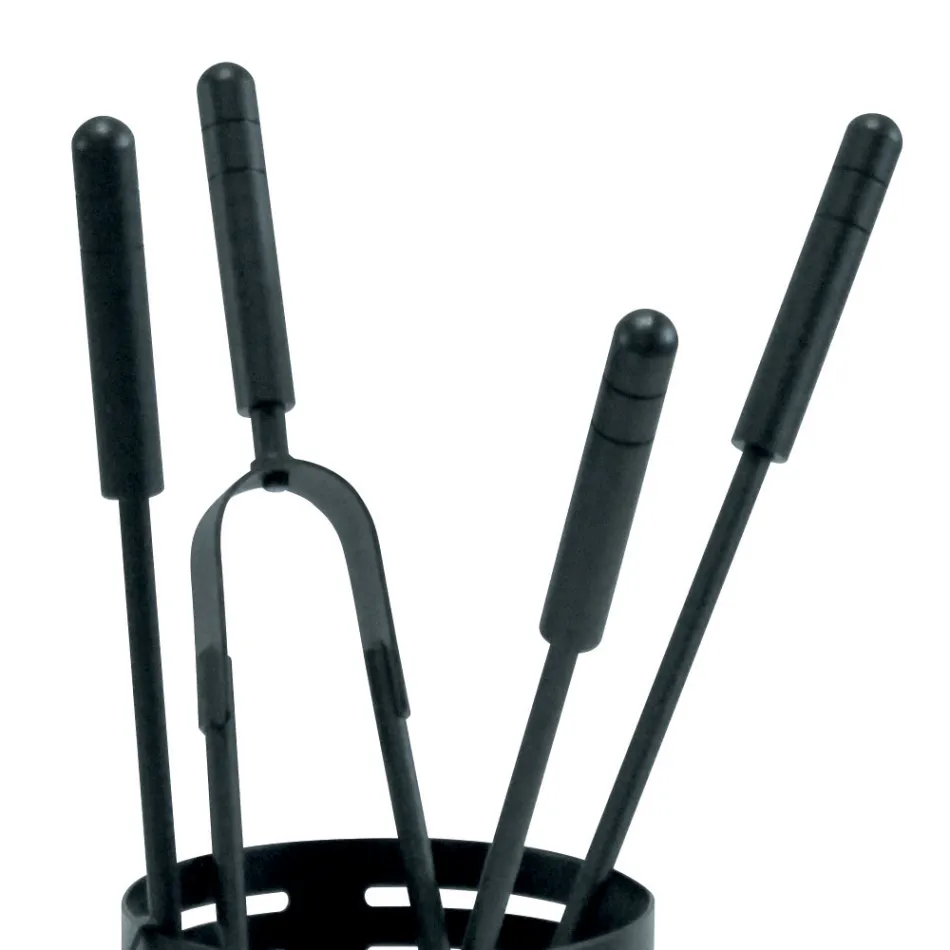 Öppen spisverktygshållare med 4 verktyg ingår Tillverkad i Italien - Merlo Viadurini