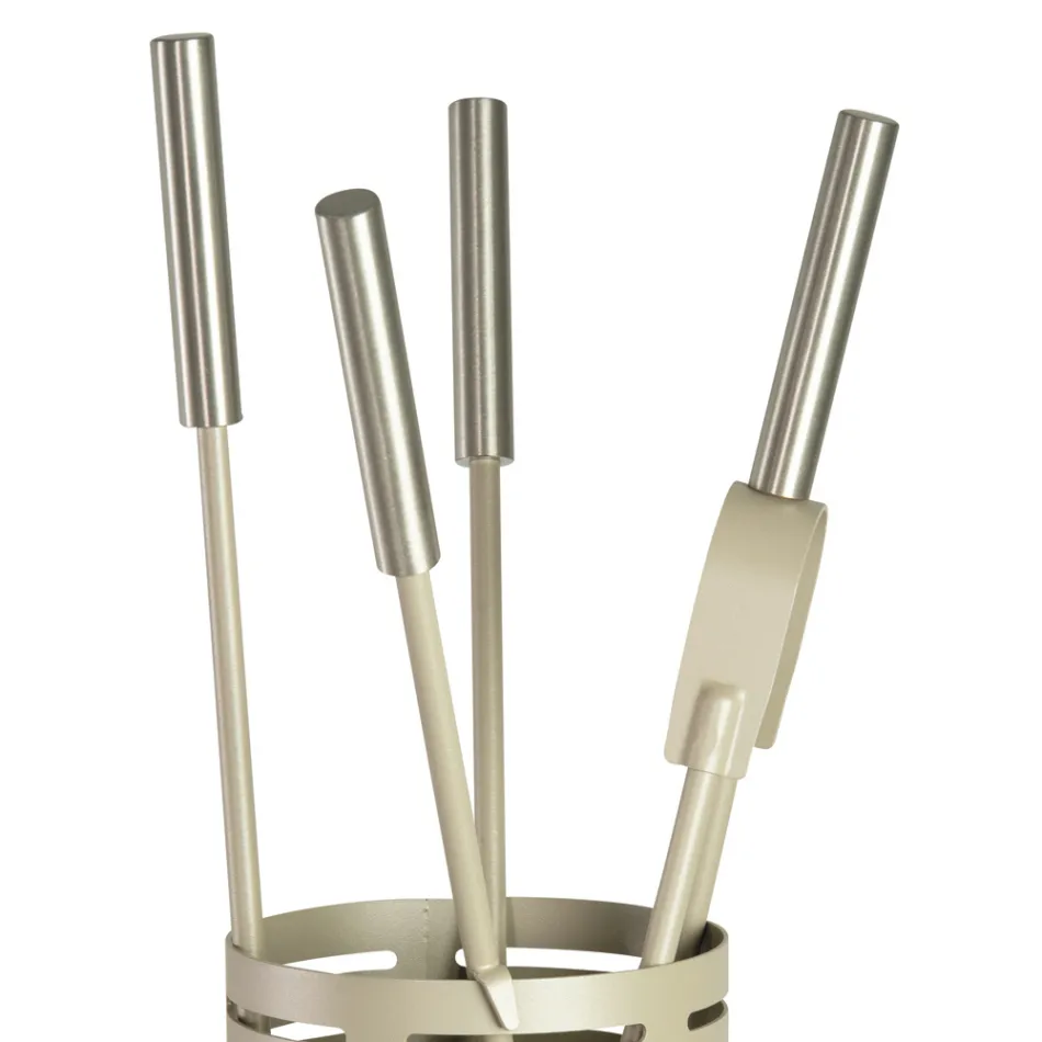 Öppen spisverktygshållare med 4 verktyg ingår Tillverkad i Italien - Merlo Viadurini