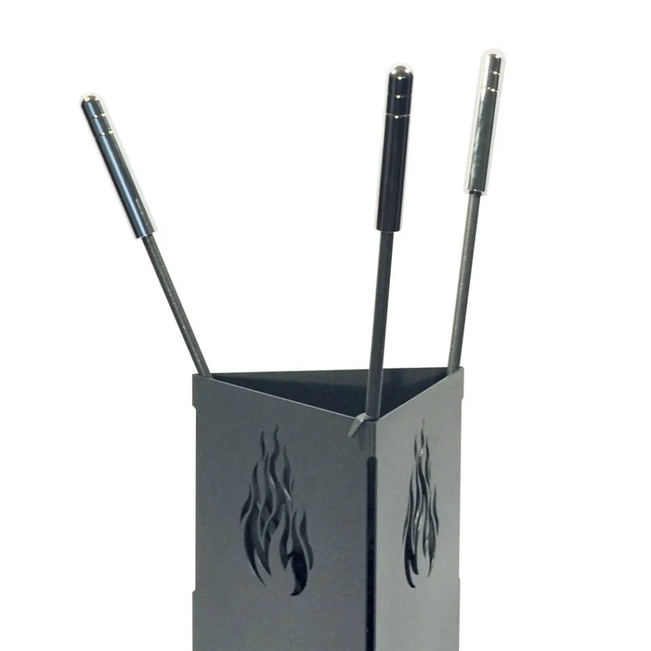 Triangulär verktygshållare med 3 tillbehör ingår Tillverkad i Italien - Passero Viadurini