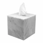 Modern näsdukhållare i vit Carrara Marble Tillverkad i Italien - Rafa Viadurini